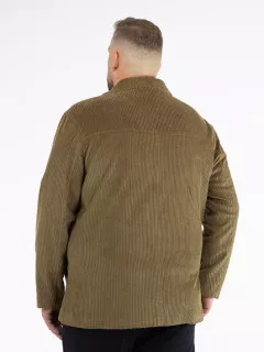 Veste Worker Velours Beige Capel Grande Taille  homme grande taille - Capelstore