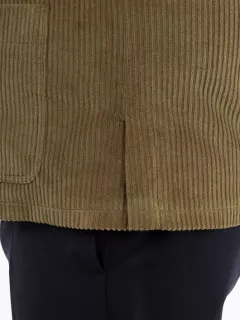 Veste Worker Velours Beige Capel Grande Taille  homme grande taille - Capelstore