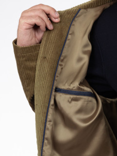 Veste Worker Velours Beige Capel Grande Taille  homme grande taille - Capelstore