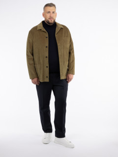 Veste Worker Velours Beige Capel Grande Taille  homme grande taille - Capelstore