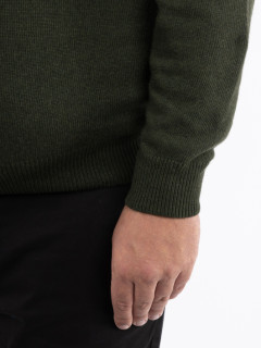 Pull Lino Camionneur Vert Capel Grande Taille  homme grande taille - Capelstore