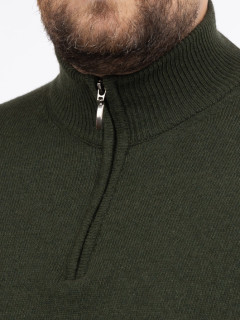 Pull Lino Camionneur Vert Capel Grande Taille  homme grande taille - Capelstore