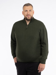 Pull Lino Camionneur Vert Capel Grande Taille  homme grande taille - Capelstore