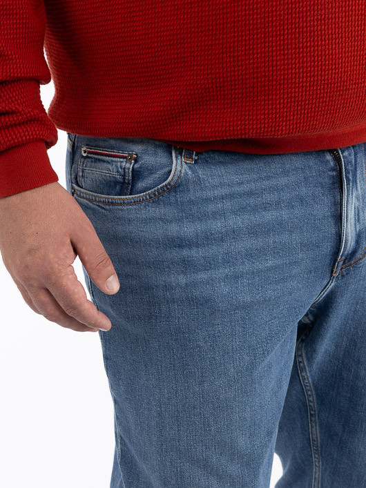 Jean Stone Tommy Hilfiger Grande Taille bleu stone homme grande taille - Capelstore