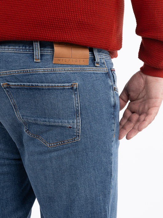 Jean Stone Tommy Hilfiger Grande Taille bleu stone homme grande taille - Capelstore