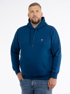 Sweat Capuche Bleu Tommy Hilfiger Grande Taille  homme grande taille - Capelstore