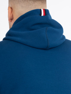 Sweat Capuche Bleu Tommy Hilfiger Grande Taille  homme grande taille - Capelstore