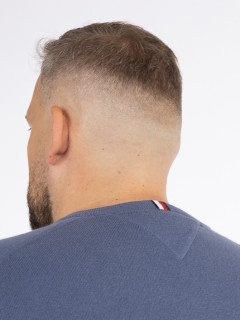 Pull Coton/cach. Indigo Tommy Hilfiger Grande Taille  homme grande taille - Capelstore