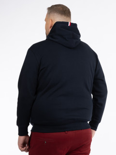 Sweat Capuche Marine Tommy Hilfiger Grande Taille  homme grande taille - Capelstore