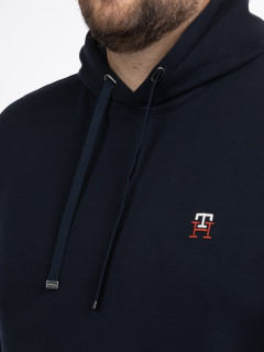Sweat Capuche Marine Tommy Hilfiger Grande Taille  homme grande taille - Capelstore