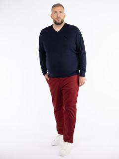 Pull Coton/cach. Marine Tommy Hilfiger Grande Taille  homme grande taille - Capelstore
