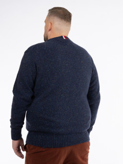 Pull Col Rond Monogramme Tommy Hilfiger Grande Taille  homme grande taille - Capelstore
