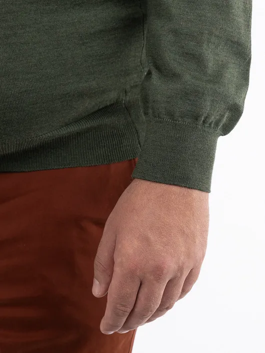 Pull Paolo Col Polo Merinos Capel Grande Taille  homme grande taille - Capelstore