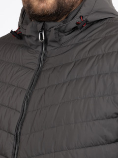 Blouson Matelasse Anthracite Bugatti Grande Taille  homme grande taille - Capelstore