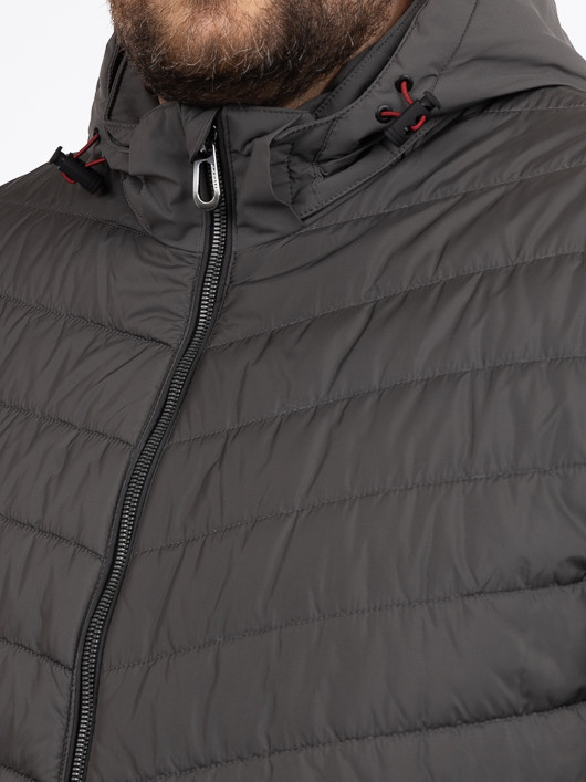 Blouson Matelasse Anthracite Bugatti Grande Taille  homme grande taille - Capelstore