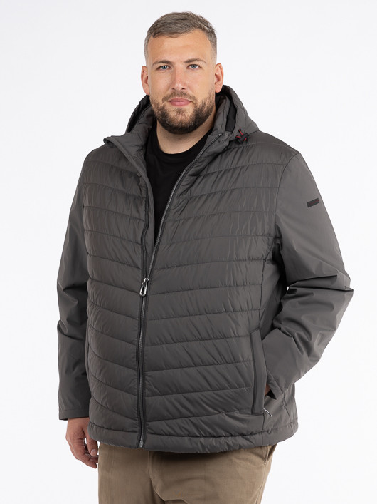 Blouson Matelasse Anthracite Bugatti Grande Taille  homme grande taille - Capelstore