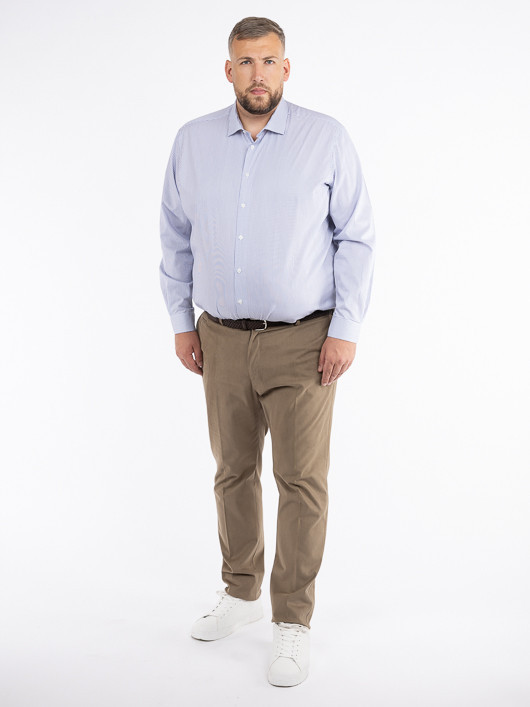 Chemise Max/leo Rayee Capel Grande Taille  homme grande taille - Capelstore