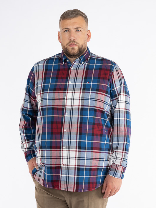 Chemise Carreaux Tommy Hilfiger Grande Taille  homme grande taille - Capelstore