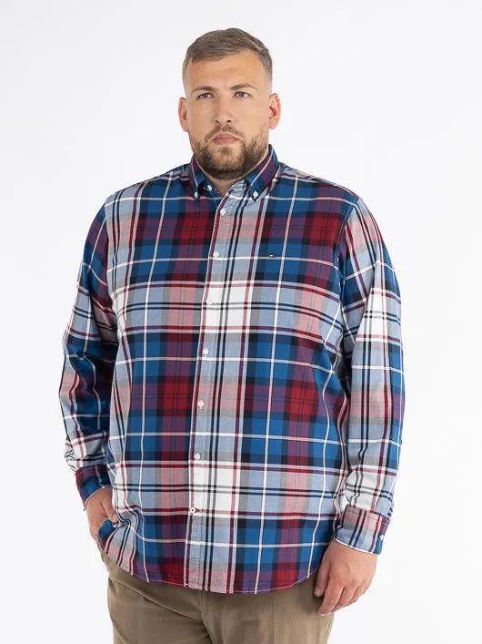 Chemise Carreaux Tommy Hilfiger Grande Taille  homme grande taille - Capelstore