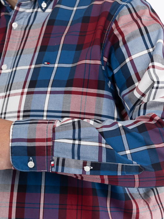 Chemise Carreaux Tommy Hilfiger Grande Taille  homme grande taille - Capelstore