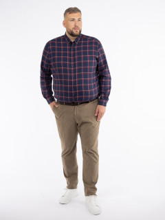 Chemise Ralph Larges Carreaux Capel Grande Taille  homme grande taille - Capelstore