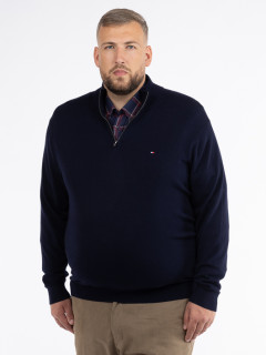 Pull Camionneur Marine Tommy Hilfiger Grande Taille  homme grande taille - Capelstore