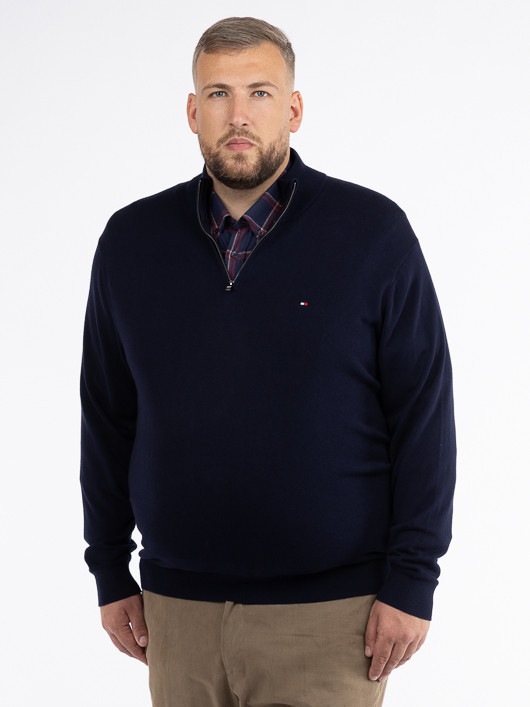 Pull Camionneur Marine Tommy Hilfiger Grande Taille  homme grande taille - Capelstore