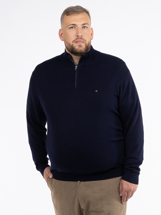 Pull Camionneur Marine Tommy Hilfiger Grande Taille  homme grande taille - Capelstore
