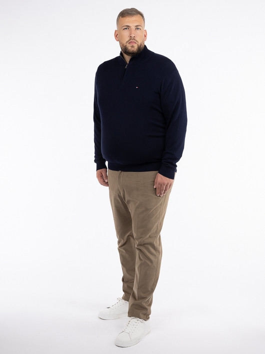 Pull Camionneur Marine Tommy Hilfiger Grande Taille  homme grande taille - Capelstore