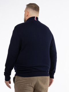 Pull Camionneur Marine Tommy Hilfiger Grande Taille  homme grande taille - Capelstore