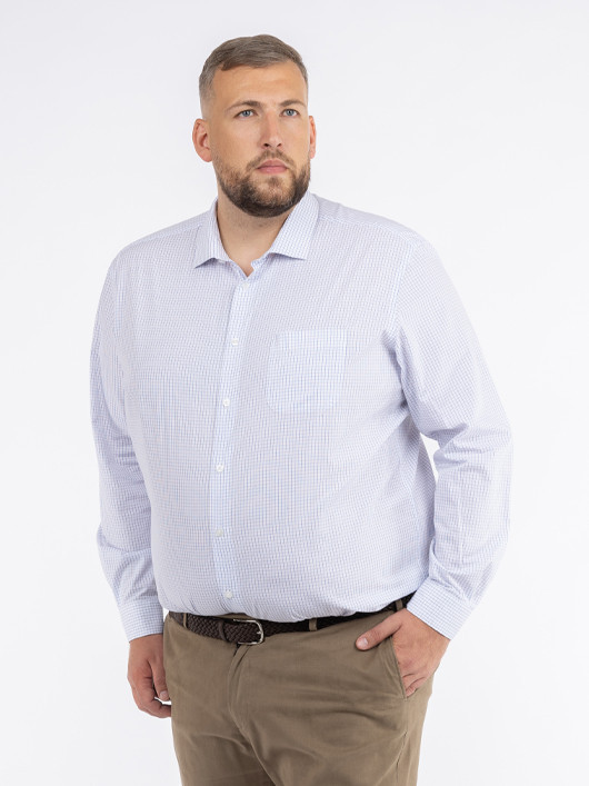 Chemise Max P Carreaux Capel Grande Taille  homme grande taille - Capelstore