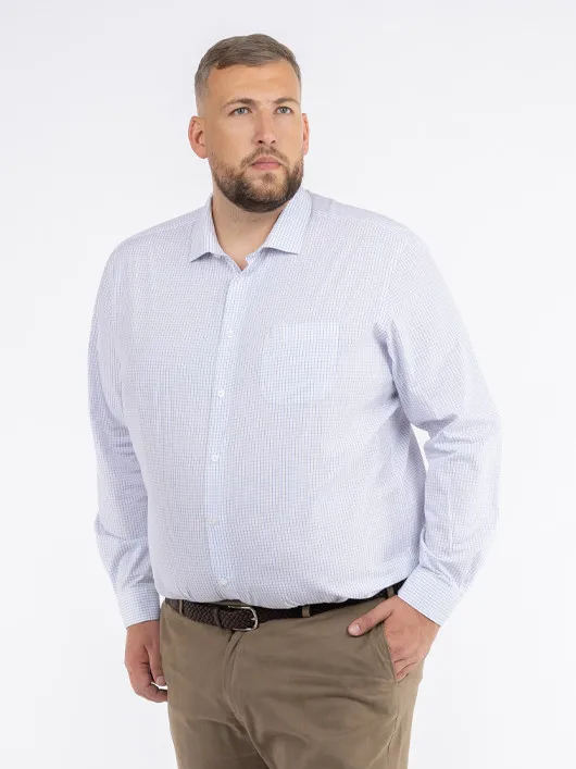 Chemise Max P Carreaux Capel Grande Taille  homme grande taille - Capelstore