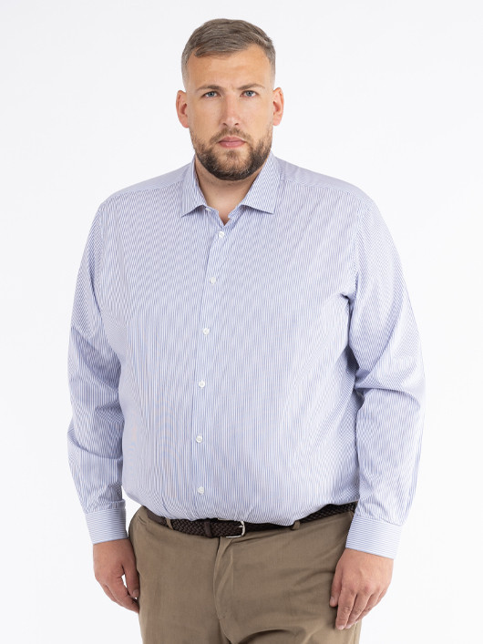 Chemise Max/leo Rayee Capel Grande Taille  homme grande taille - Capelstore