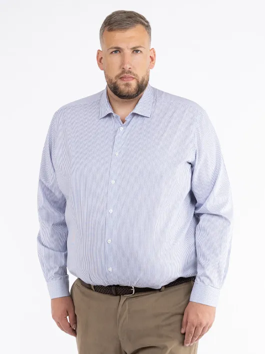 Chemise Max/leo Rayee Capel Grande Taille  homme grande taille - Capelstore