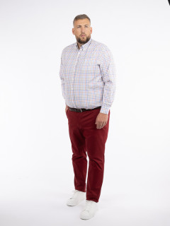 Chemise Carreaux Paul & Shark Grande Taille blanc homme grande taille - Capelstore