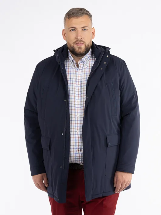Parka Typhoon Paul & Shark Grande Taille marine homme grande taille - Capelstore