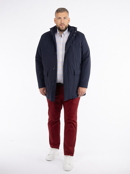 Parka Typhoon Paul & Shark Grande Taille marine homme grande taille - Capelstore