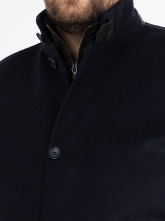 Manteau Marine Avec Parmenture Capel Grande Taille  homme grande taille - Capelstore