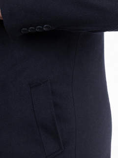 Manteau Marine Avec Parmenture Capel Grande Taille  homme grande taille - Capelstore
