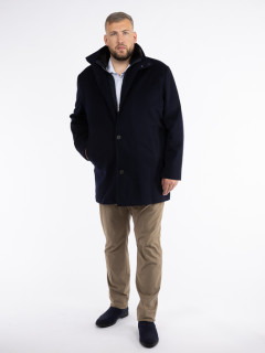 Manteau Marine Avec Parmenture Capel Grande Taille  homme grande taille - Capelstore