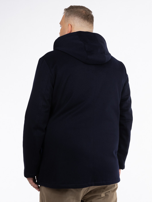 Manteau Cachemire Paul & Shark Tissu Loro Piana Grande Taille marine homme grande taille - Capelstore