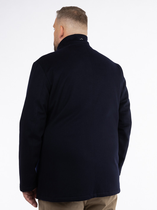 Manteau Cachemire Paul & Shark Tissu Loro Piana Grande Taille marine homme grande taille - Capelstore