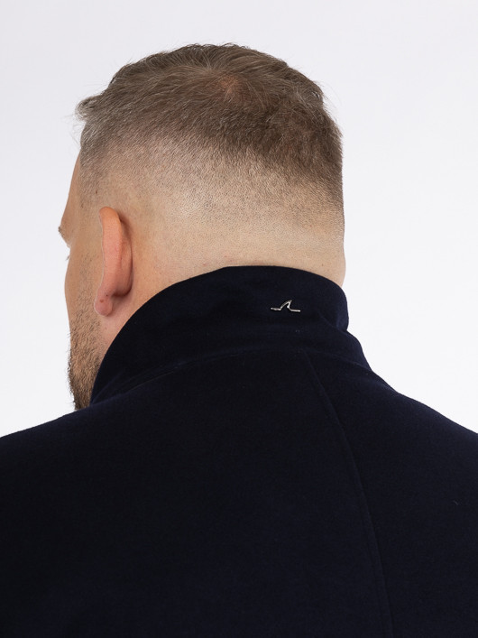 Manteau Cachemire Paul & Shark Tissu Loro Piana Grande Taille marine homme grande taille - Capelstore