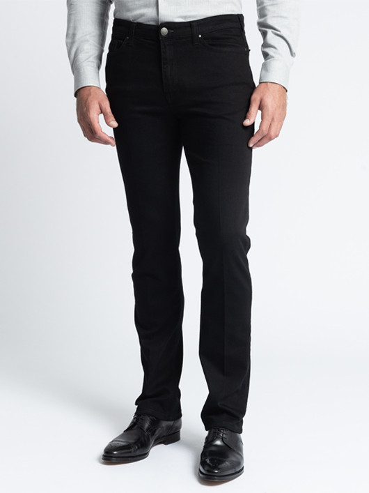 Jean Blaise Noir 5 Poches Capel Grande Taille noir homme grande taille - Capelstore