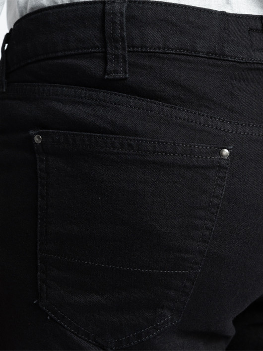Jean Blaise Noir 5 Poches Capel Grande Taille noir homme grande taille - Capelstore