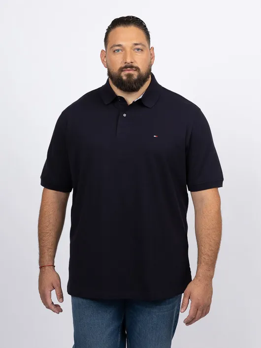 Polo Marine Logo Drapeau Tommy Hilfiger Grande Taille marine homme grande taille - Capelstore