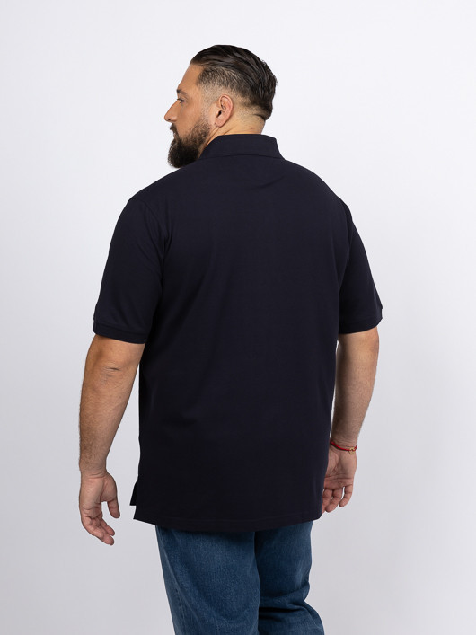 Polo Marine Logo Drapeau Tommy Hilfiger Grande Taille marine homme grande taille - Capelstore