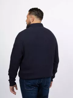 Pull Camionneur StructurÃ© Hilfiger Grande Taille marine homme grande taille - Capelstore