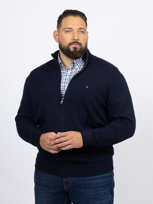 Cardigan Camionneur Marine Tommy Hilfiger Grande Taille marine homme grande taille - Capelstore