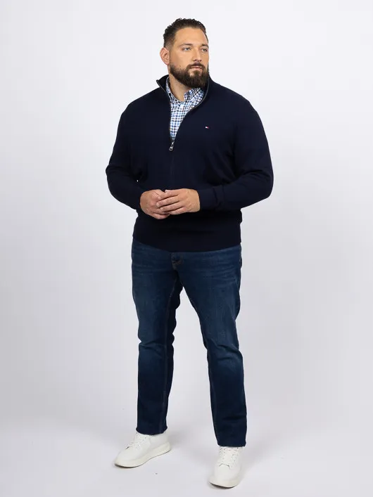Cardigan Camionneur Marine Tommy Hilfiger Grande Taille marine homme grande taille - Capelstore